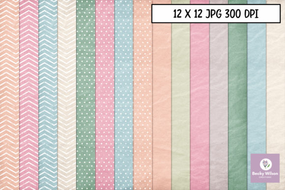 Crumpled Pastels Paper Pack