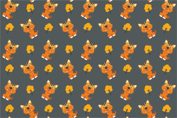 Cute Tiger Seamless Pattern: A Versatile Design for Modern Creativity