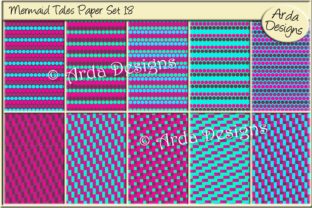 Discover the Magic of Mermaid Tales Paper Set 18 and 12x12 Inch Backing Papers