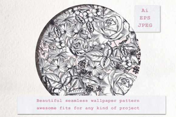 Floral Mood- Seamless Vector Pattern 6: A Versatile Design for Every Project