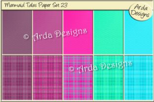 Mermaid Tales Paper Set 23: A Versatile Design Asset