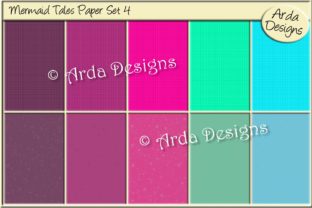 Mermaid Tales Paper Set 4: A Creative Resource for Everyday Use