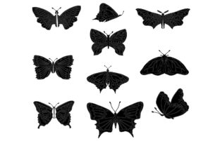 Set of Butterflies, Isolated on White: A Strategic Tool for Creativity and Communication