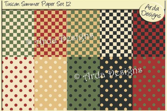 Tuscan Summer Paper Set 12: A Versatile Tool for Creative and Practical Use