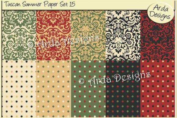 Tuscan Summer Paper Set 15: A Versatile Tool for Creative and Productive Workflows