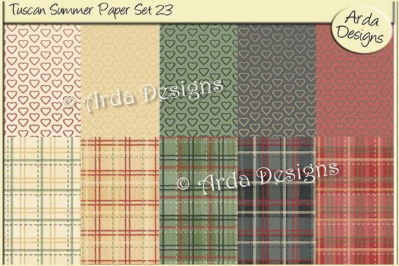 Tuscan Summer Paper Set 23