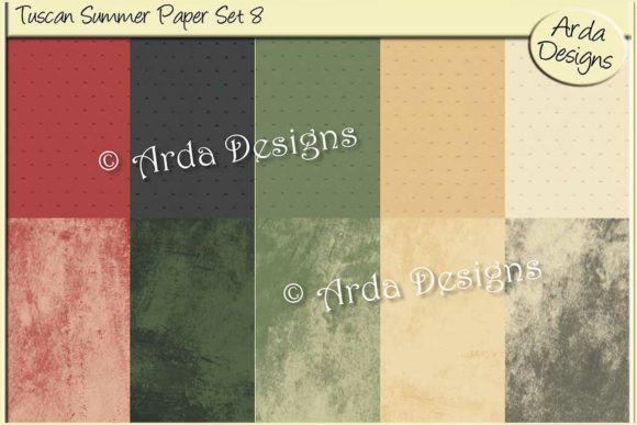 Tuscan Summer Paper Set 8