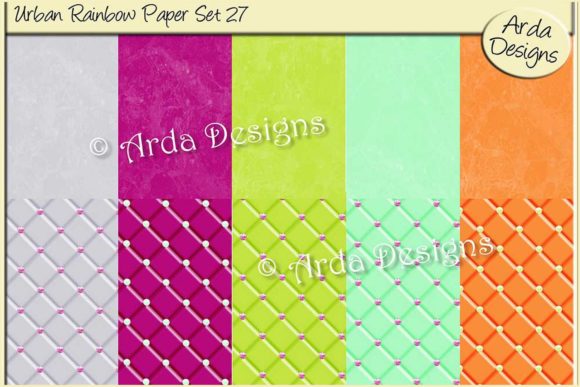 Urban Rainbow Paper Set 27: A Creative Essential for Modern Designers and Artists