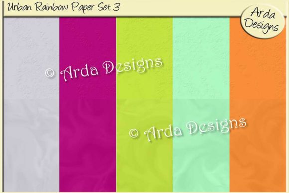 Urban Rainbow Paper Set 3