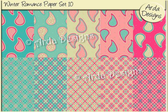 Winter Romance Paper Set 10