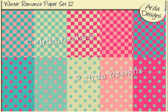 Winter Romance Paper Set 12