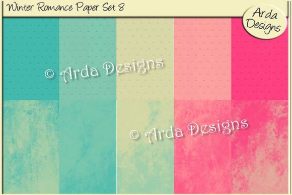 Winter Romance Paper Set 8: A Timeless Blend of Art and Function